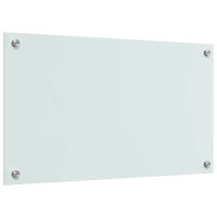 Produktbild för Köksskydd 2 pcs Vit 70 x 40 cm härdat glas
