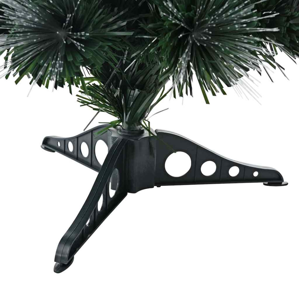 Produktbild för Konstgjord julgran med 50 LED-lampor med stativ Grön 64 cm PVC