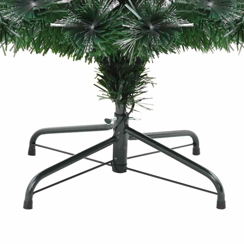 Produktbild för Konstgjord julgran med 160 LED-lampor Grön 150 cm PVC