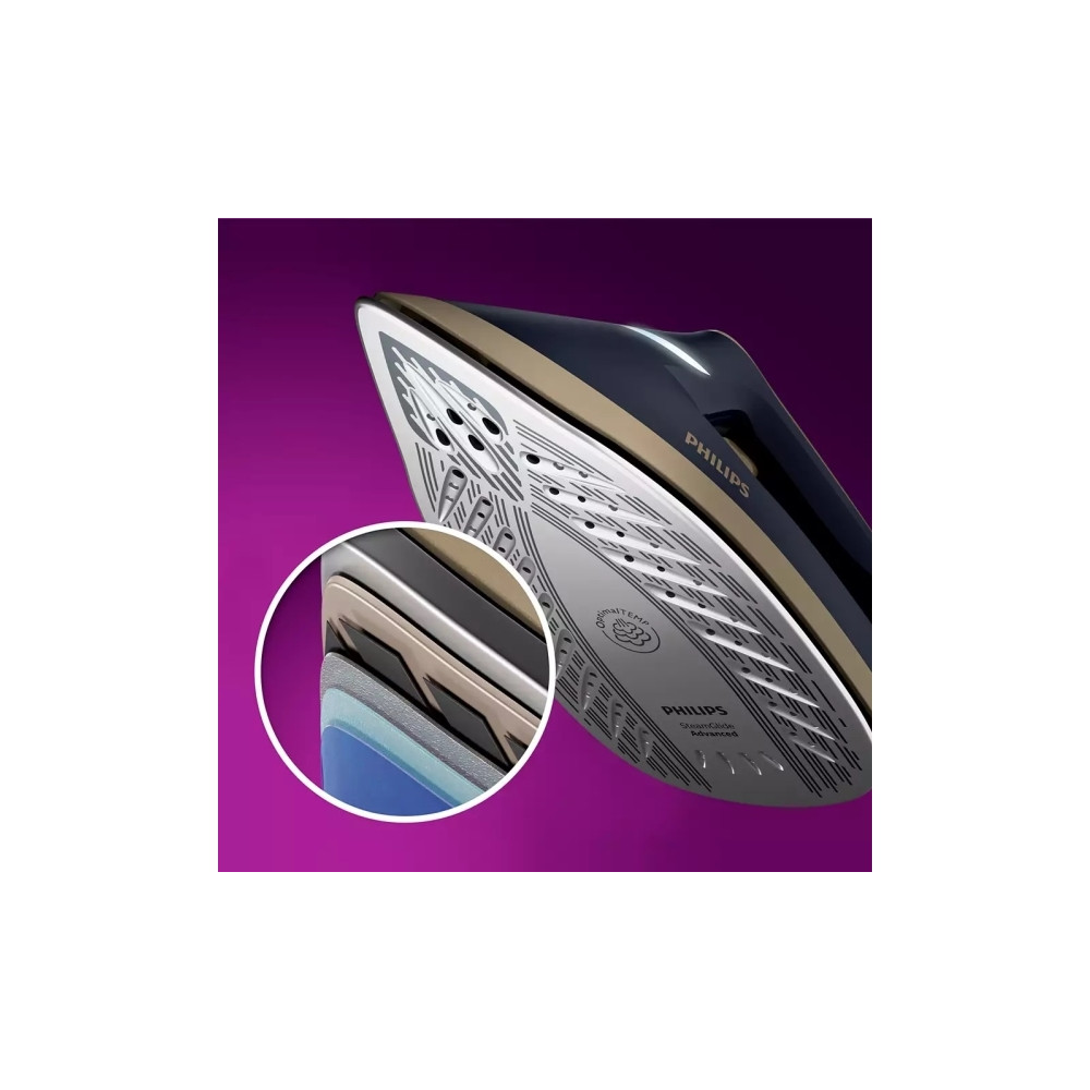 Produktbild för Philips PerfectCare 6000 Series PSG6066 - strykjärn med separat ånggenerator - sula SteamGlide Advanced