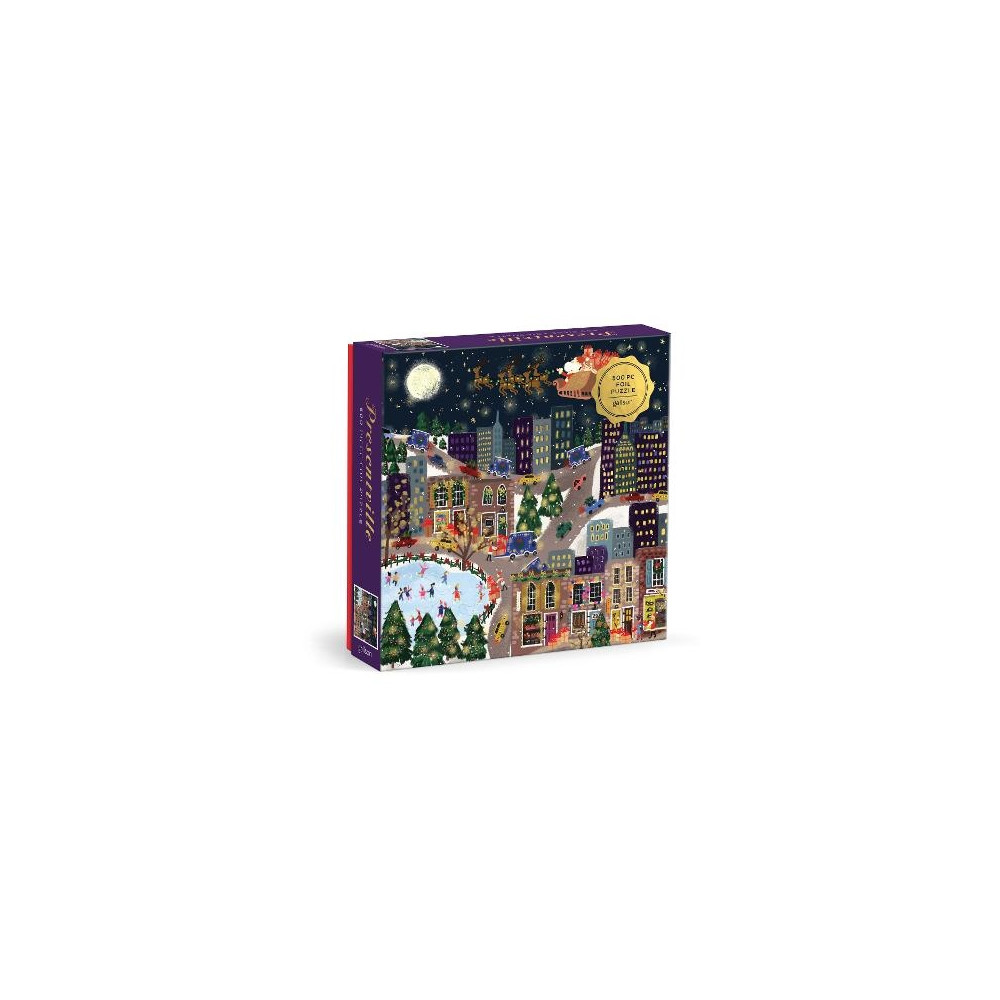 Produktbild för Joy Laforme Presentville 500 Piece Foil Puzzle (bok, eng)