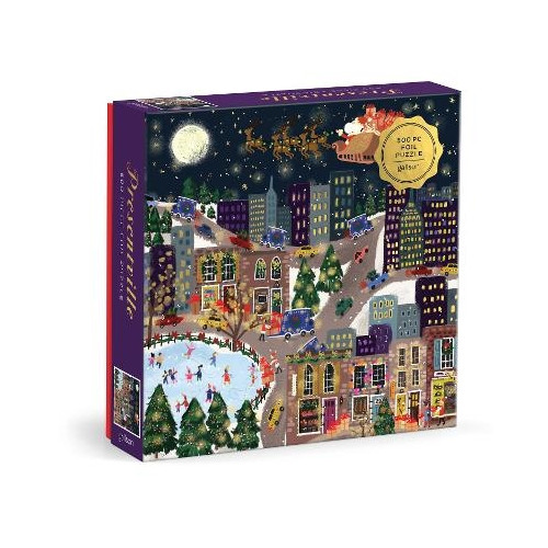 Galison Joy Laforme Presentville 500 Piece Foil Puzzle (bok, eng)