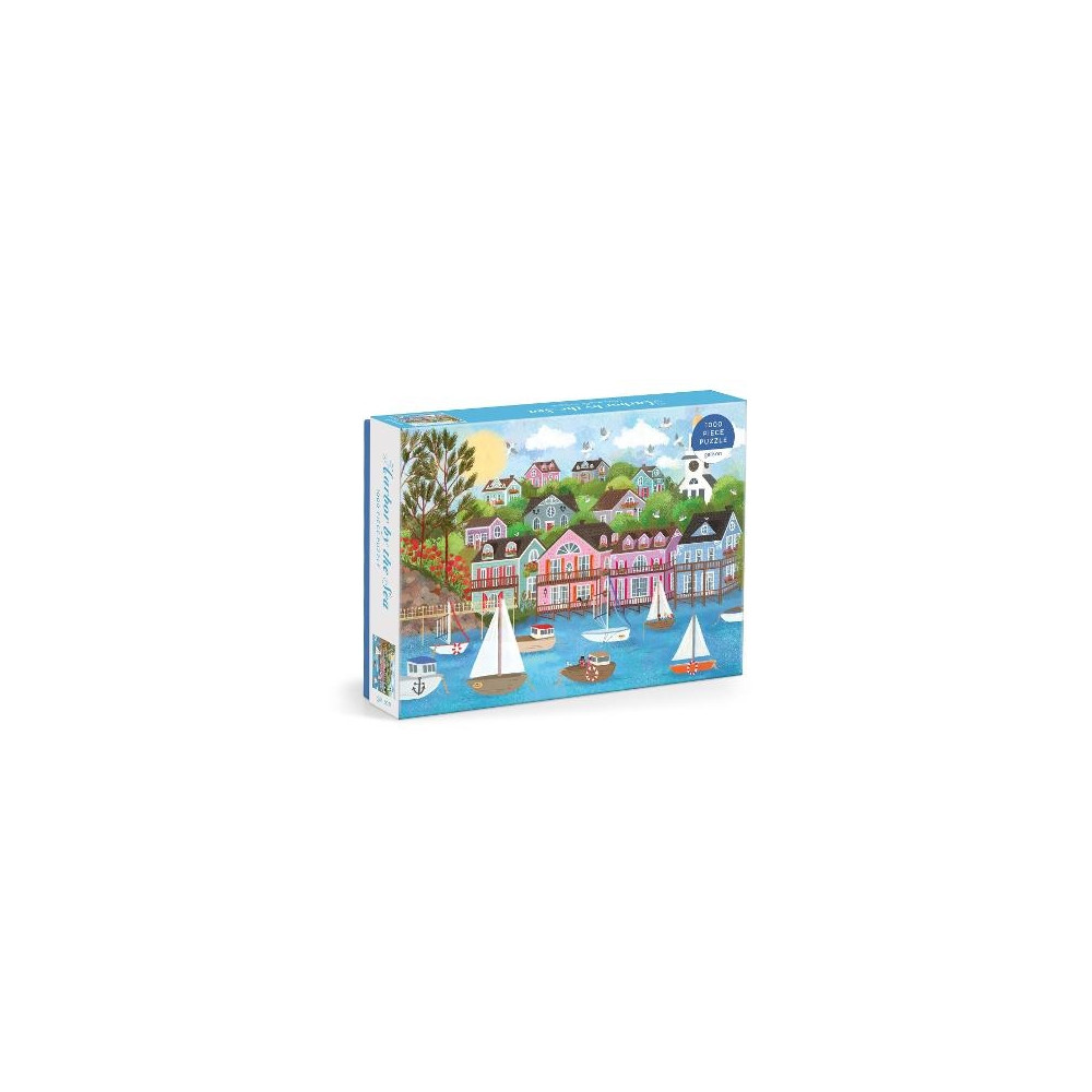 Produktbild för Joy Laforme Harbor by the Sea 1000 Piece Puzzle (bok, eng)
