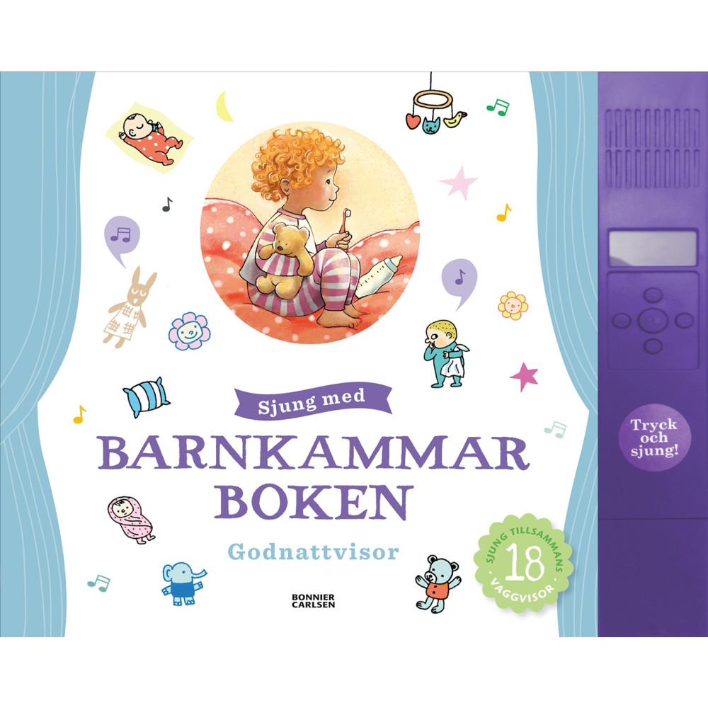 Produktbild för Sjung med barnkammarboken : godnattvisor (inbunden)