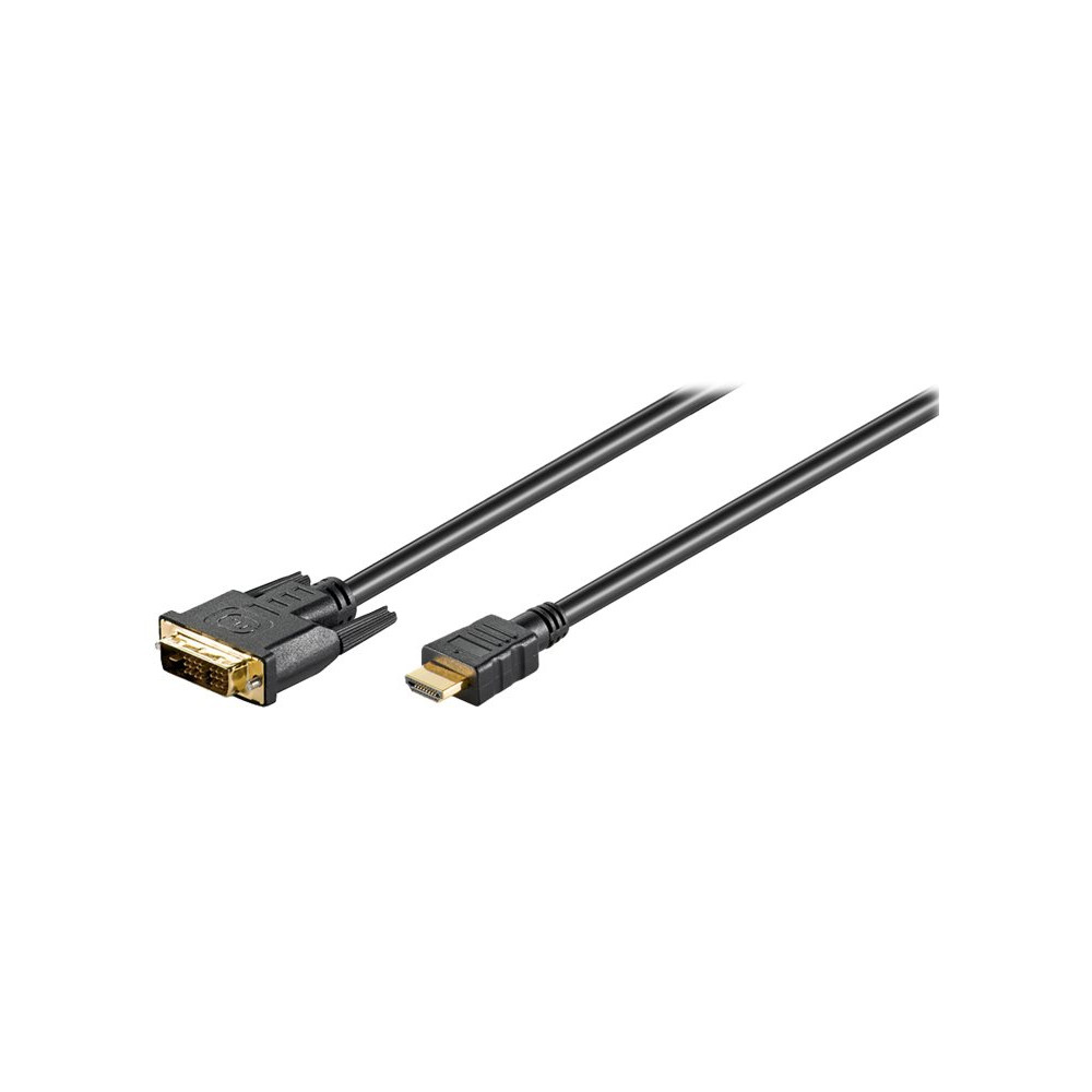Produktbild för goobay adapterkabel - HDMI / DVI - 3 m