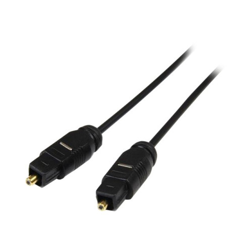 StarTech.com StarTech.com 15 ft Thin Toslink Digital Optical SPDIF Audio Cable - 15ft / 15 Feet Optical Audio Cable (THINTOS15) - digial audiokabel (optisk) - SPDIF - 4.6 m