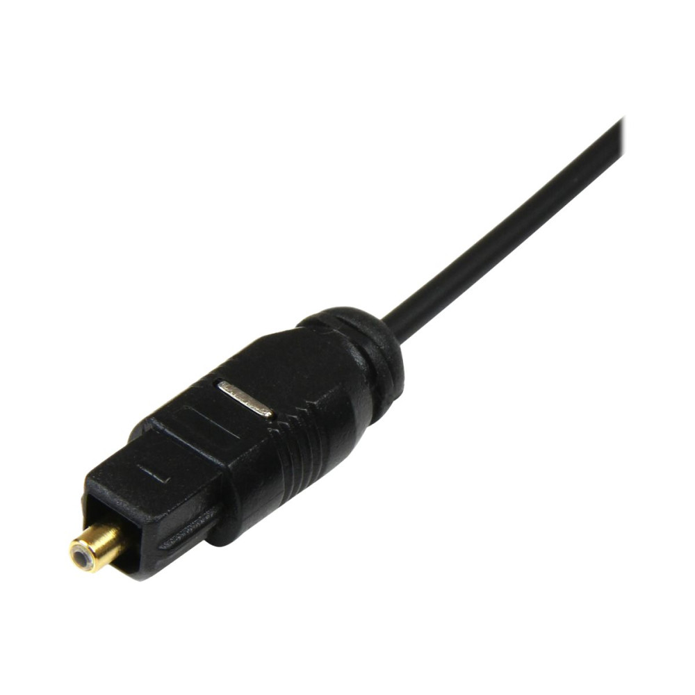 Produktbild för StarTech.com 15 ft Thin Toslink Digital Optical SPDIF Audio Cable - 15ft / 15 Feet Optical Audio Cable (THINTOS15) - digial audiokabel (optisk) - SPDIF - 4.6 m