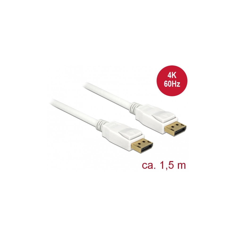 Produktbild för Delock - DisplayPort-kabel - DisplayPort till DisplayPort - 1.5 m