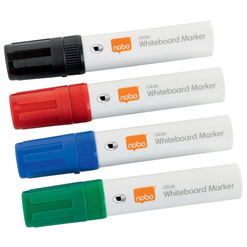 NOBO Whiteboardpenna Nobo Glide Jumbo med sned spets