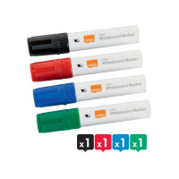 Produktbild för Whiteboardpenna Nobo Glide Jumbo med sned spets