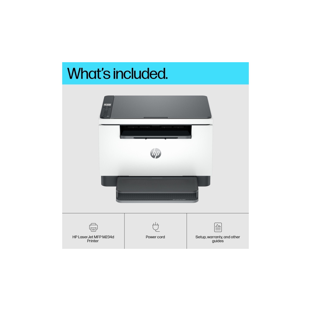 Produktbild för HP LaserJet MFP M234d - multifunktionsskrivare - svartvit