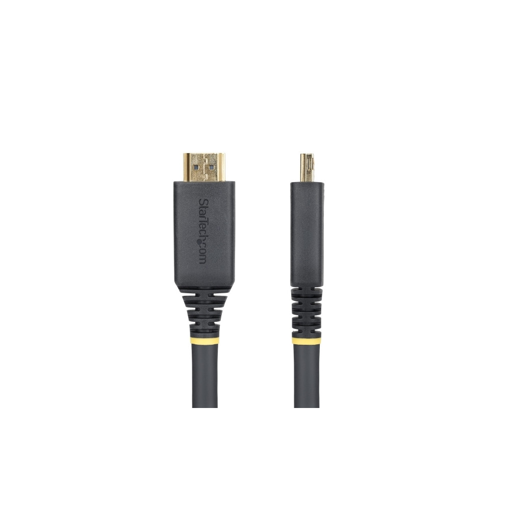 Produktbild för StarTech.com 35ft (10.6m) Active HDMI Cable w/Gripping Connectors - HDMI-kabel med Ethernet - 10.6 m