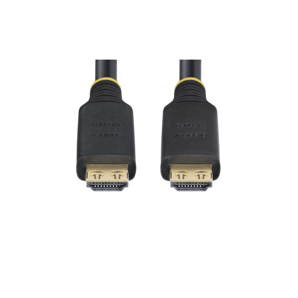 Produktbild för StarTech.com 35ft (10.6m) Active HDMI Cable w/Gripping Connectors - HDMI-kabel med Ethernet - 10.6 m