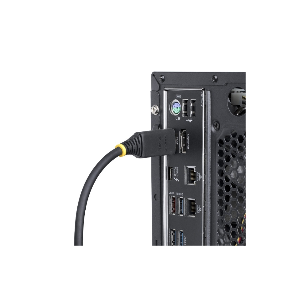 Produktbild för StarTech.com 35ft (10.6m) Active HDMI Cable w/Gripping Connectors - HDMI-kabel med Ethernet - 10.6 m