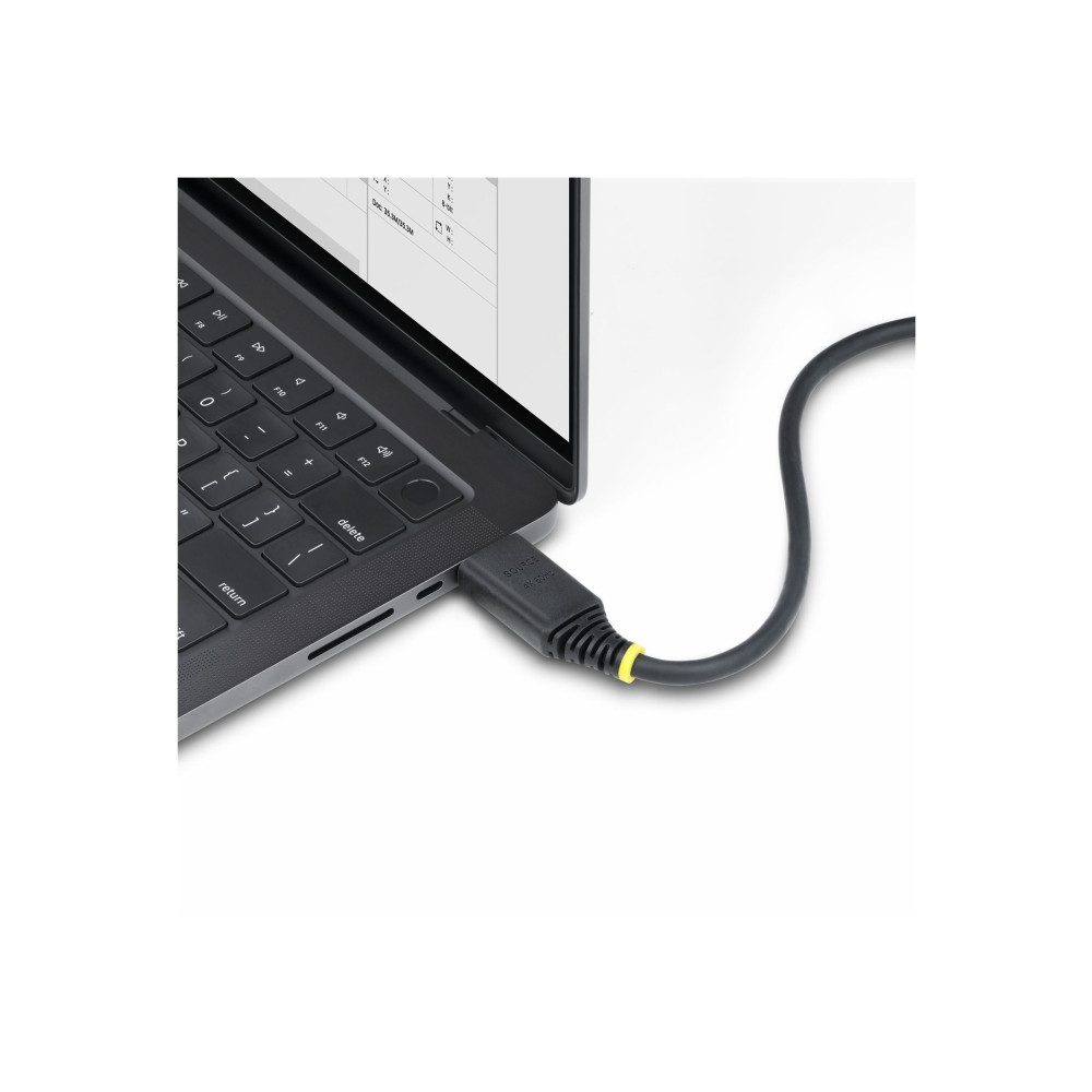Produktbild för StarTech.com 35ft (10.6m) Active HDMI Cable w/Gripping Connectors - HDMI-kabel med Ethernet - 10.6 m