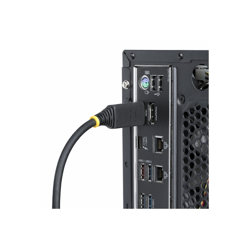 Produktbild för StarTech.com 35ft (10.6m) Active HDMI Cable w/Gripping Connectors - HDMI-kabel med Ethernet - 10.6 m
