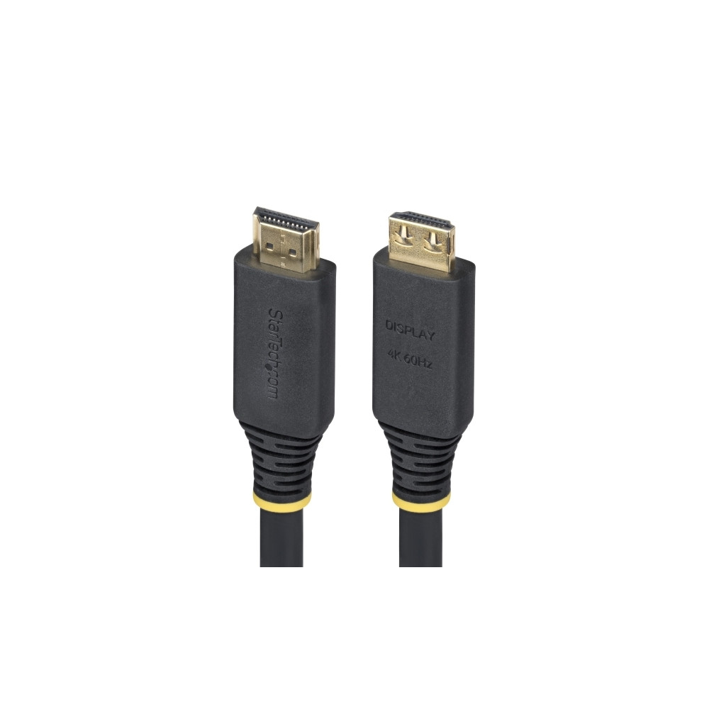 Produktbild för StarTech.com 35ft (10.6m) Active HDMI Cable w/Gripping Connectors - HDMI-kabel med Ethernet - 10.6 m