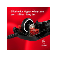 Produktbild för HyperX Pulsefire Haste 2 - mus - svart