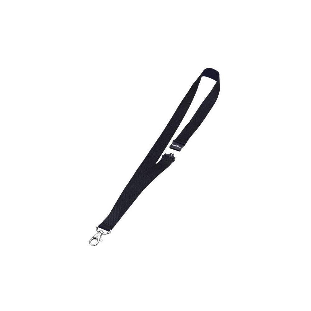 Produktbild för DURABLE brickhalsband - svart (paket om 10)