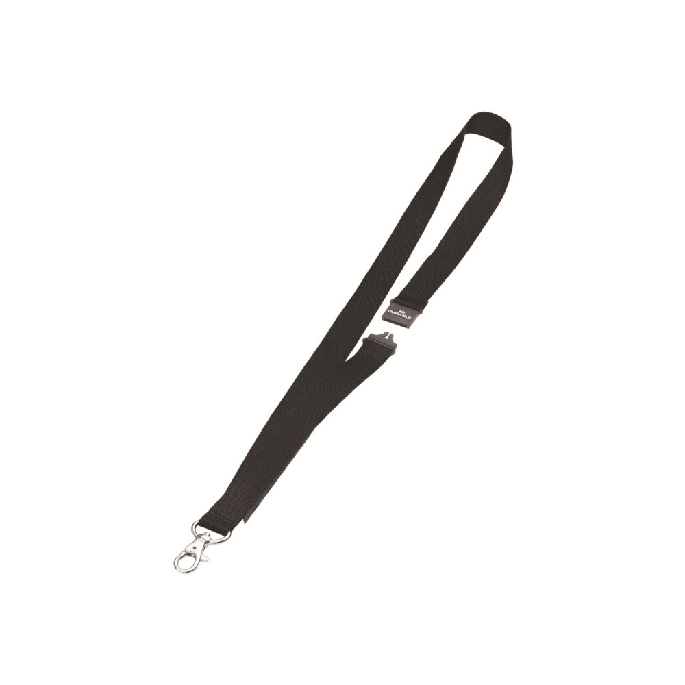 Produktbild för DURABLE brickhalsband - svart (paket om 10)