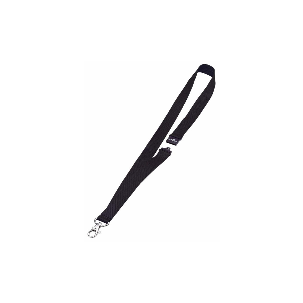 Produktbild för DURABLE brickhalsband - svart (paket om 10)
