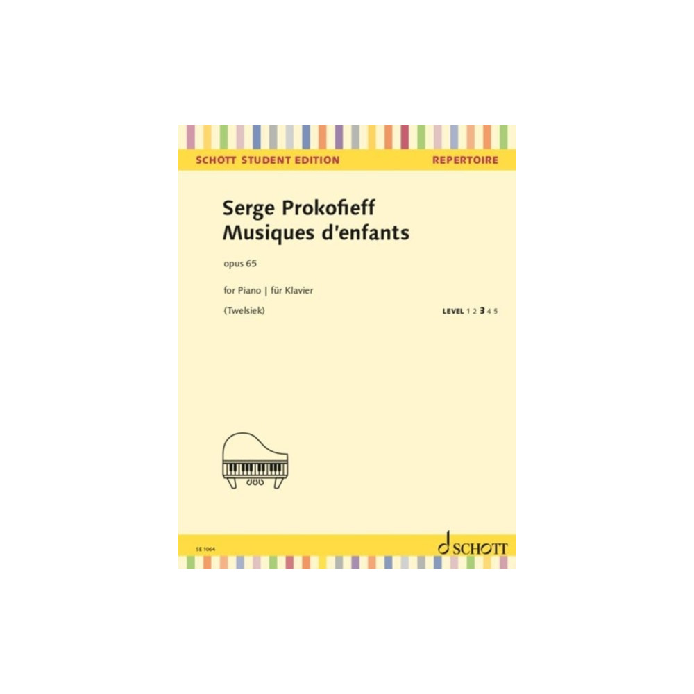 Produktbild för Prokofieff: Musiques D'enfants Op. 65 for Piano (häftad, eng)