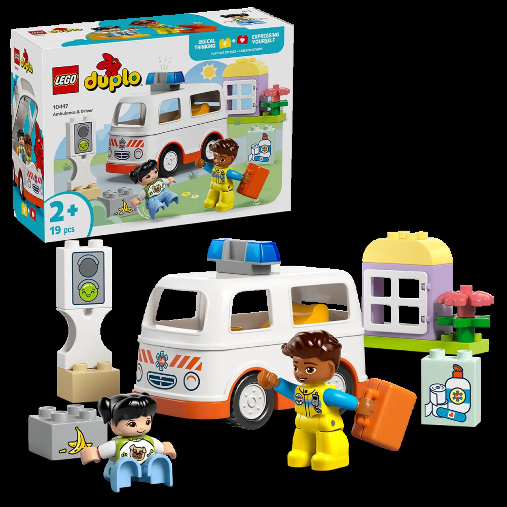 Produktbild för LEGO® DUPLO® 10447 Ambulance & Driver