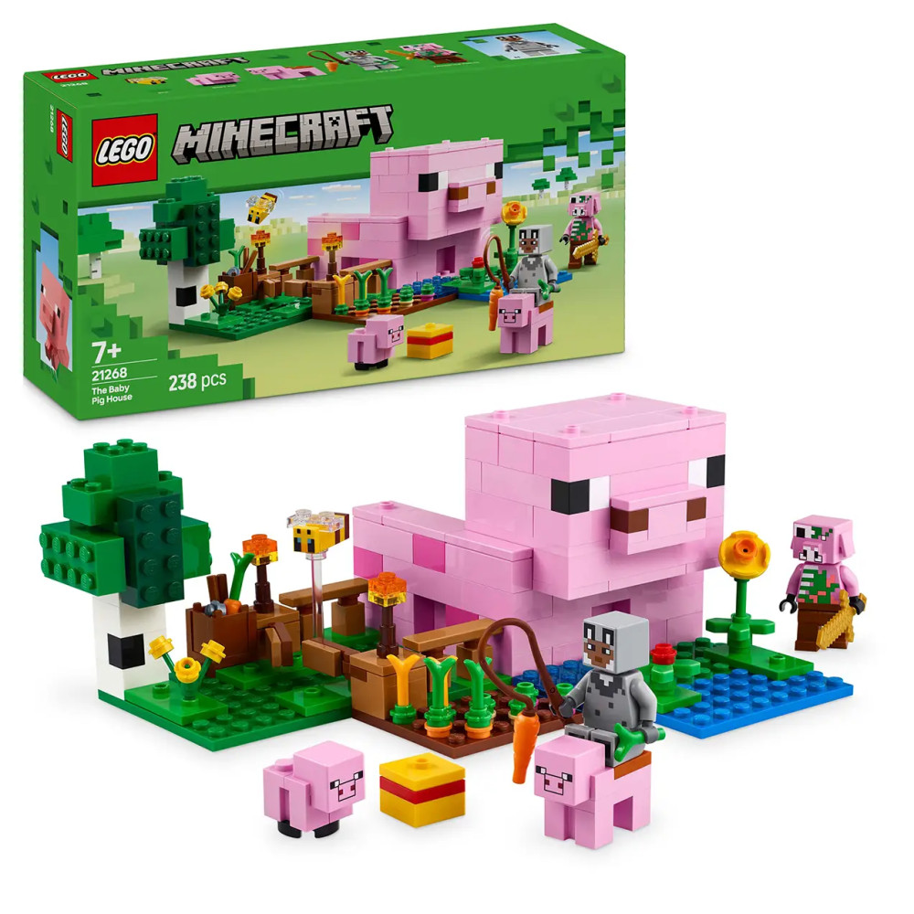 Produktbild för LEGO® Minecraft®  21268 The Baby Pig House