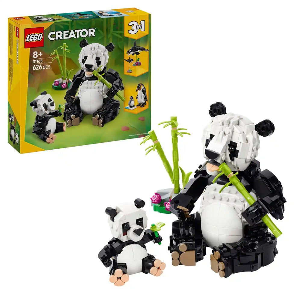 Produktbild för LEGO® Creator 3 v 1 31165 Wild Animals: Panda Family