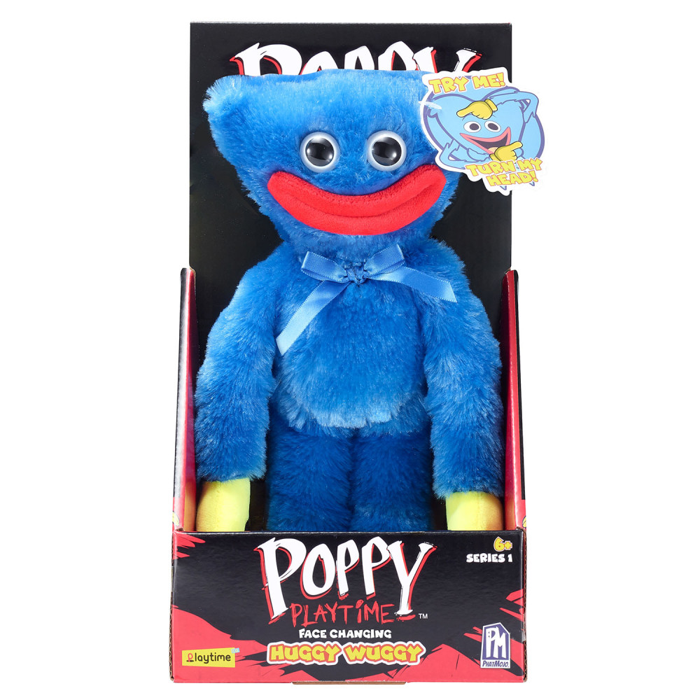 Produktbild för POPPY PLAYTIME Deluxe Plush Huggy Wuggy Face-Changing S1