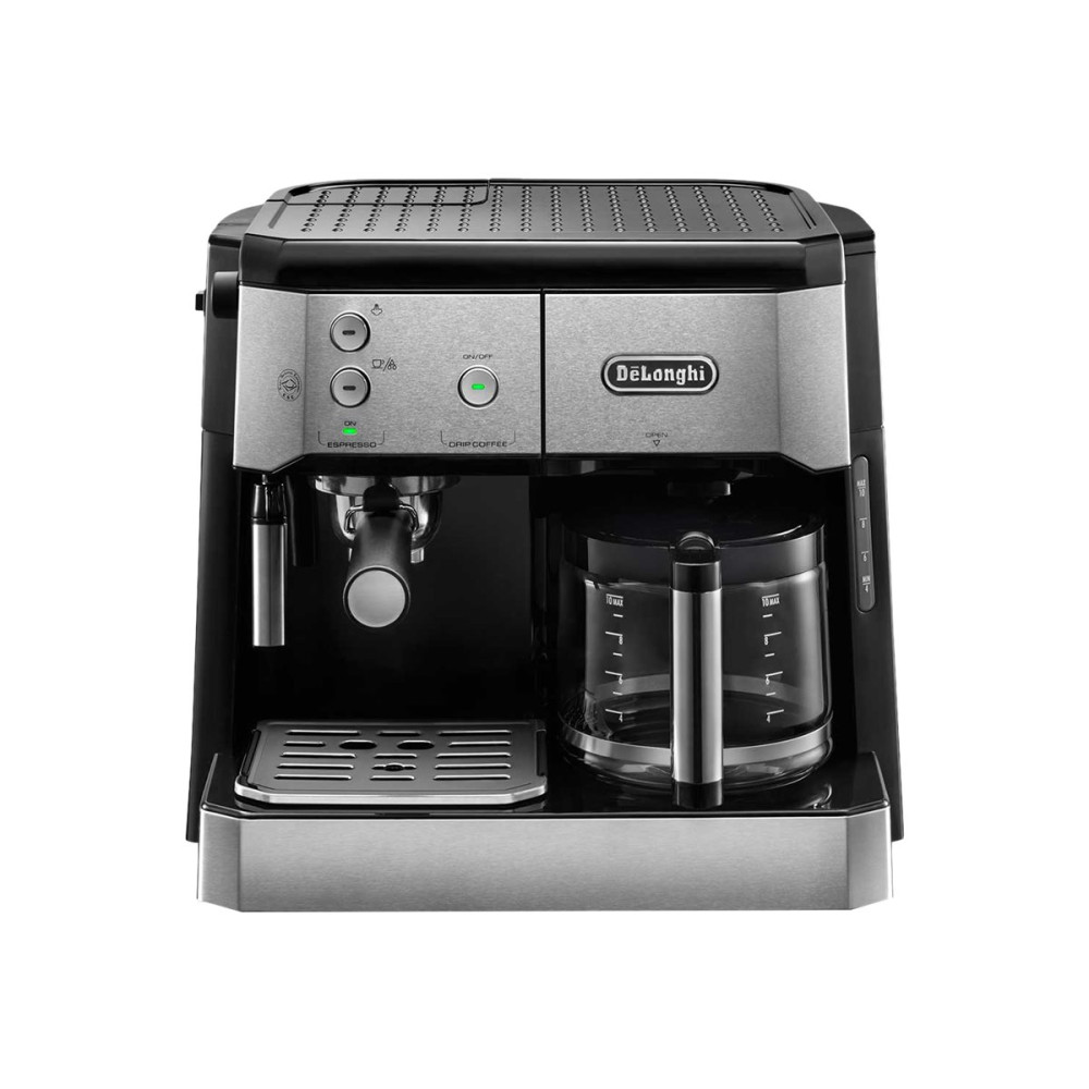 Produktbild för De'Longhi BCO421.S - kaffemaskin med droppkaffebryggare och cappuccinobryggare - 15 bar