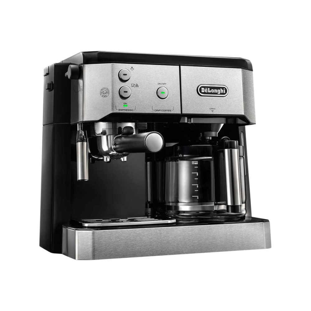 Produktbild för De'Longhi BCO421.S - kaffemaskin med droppkaffebryggare och cappuccinobryggare - 15 bar