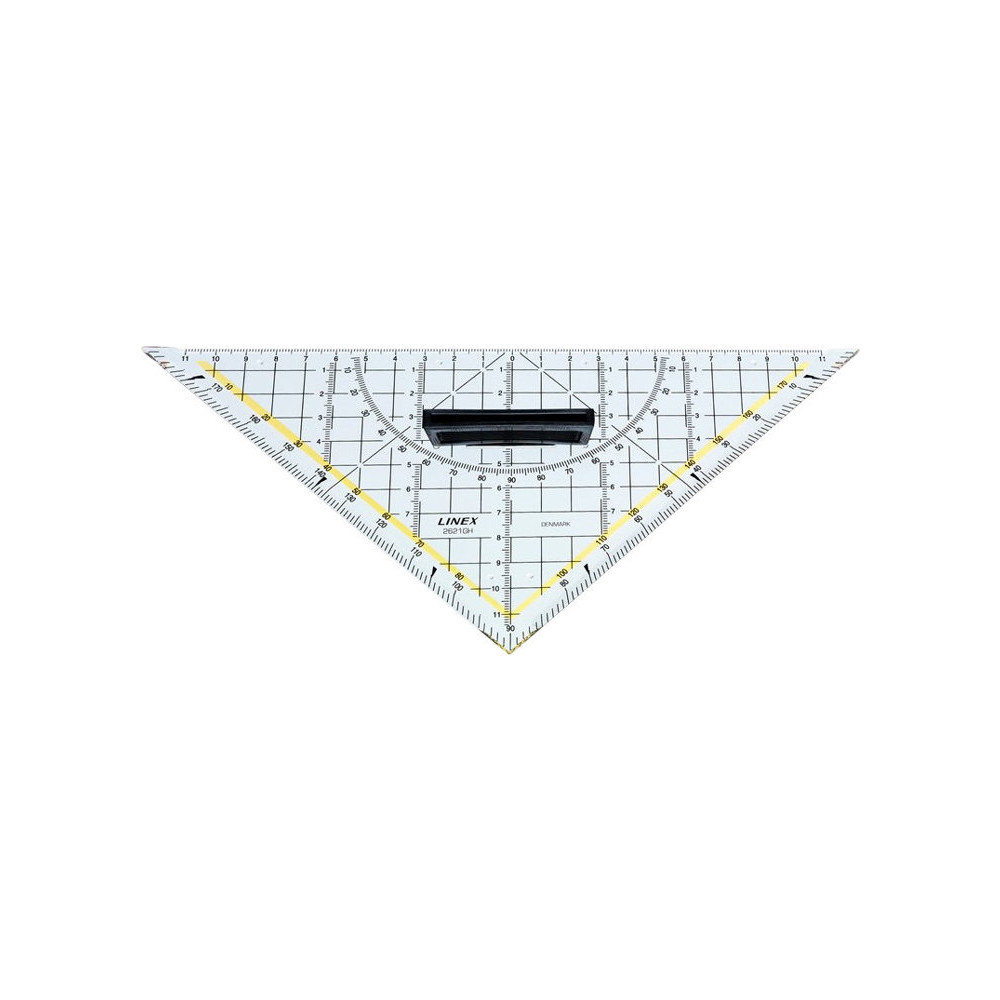 Produktbild för Linex 2621GH - triangel - klar - polystyren
