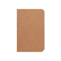 Produktbild för Clairefontaine "Age Bag" brun anteckningsbok 9x14 cm, 96 sid...