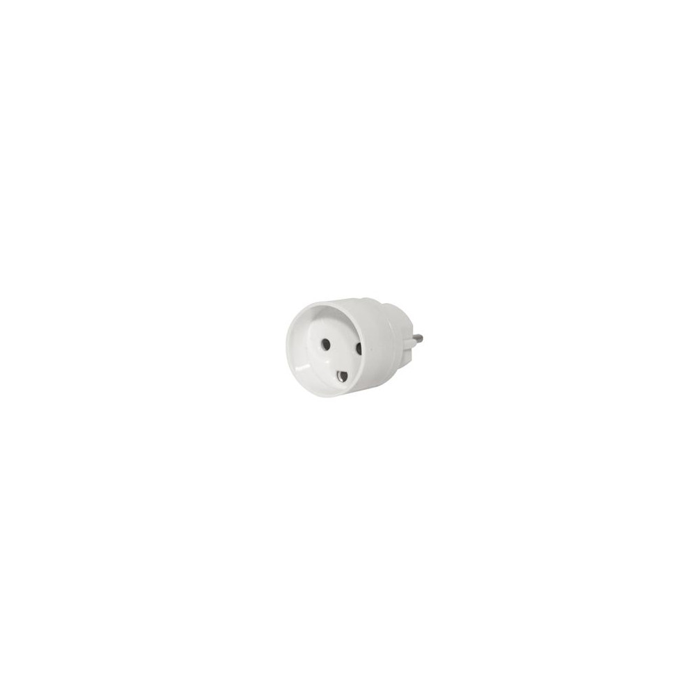 Produktbild för Hybridstickpropp 16A – adapter från Schuko/JP-jord till dans...