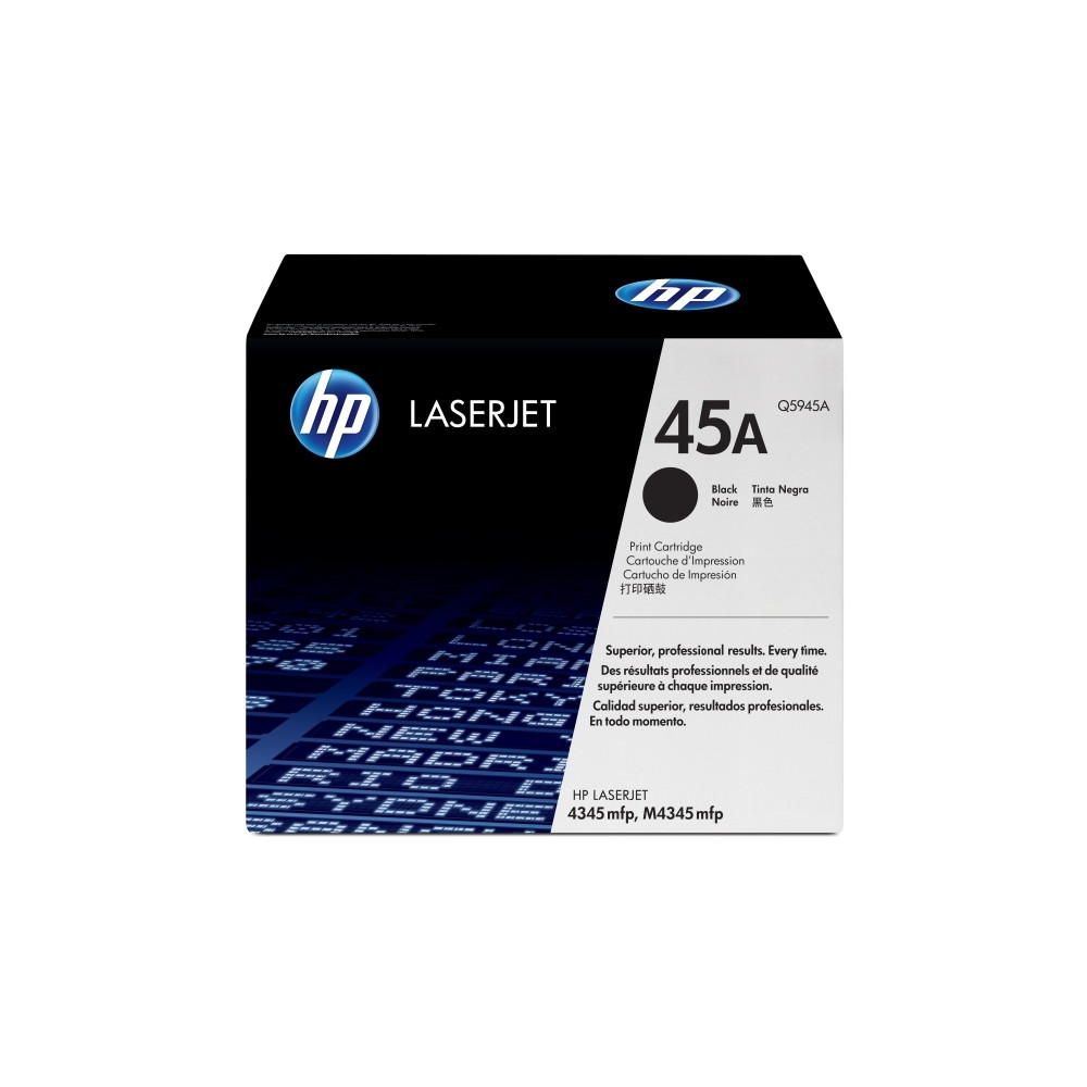Produktbild för HP 45A - svart - original - LaserJet - tonerkassett (Q5945A)