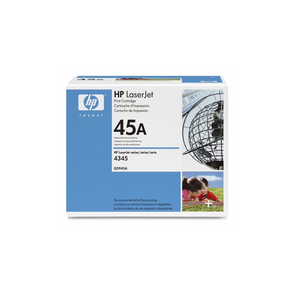 Produktbild för HP 45A - svart - original - LaserJet - tonerkassett (Q5945A)