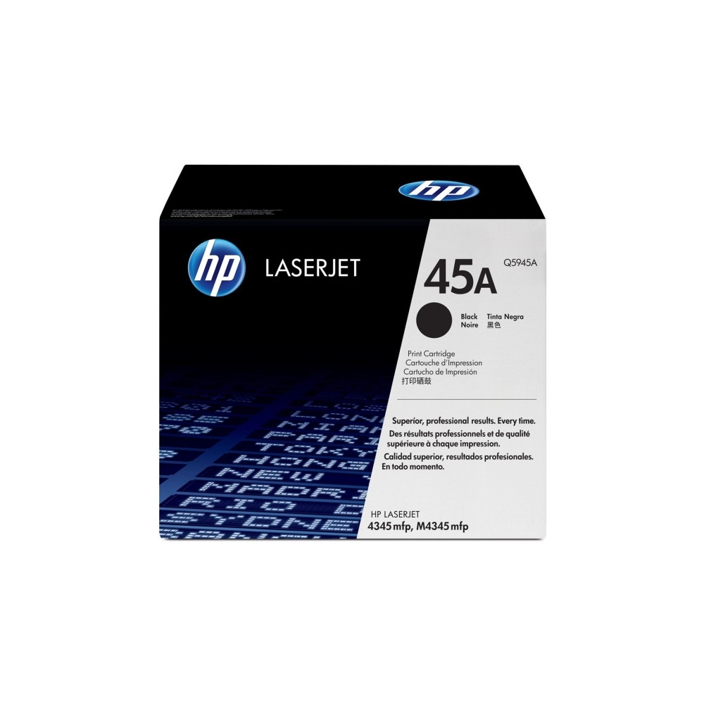 Produktbild för HP 45A - svart - original - LaserJet - tonerkassett (Q5945A)