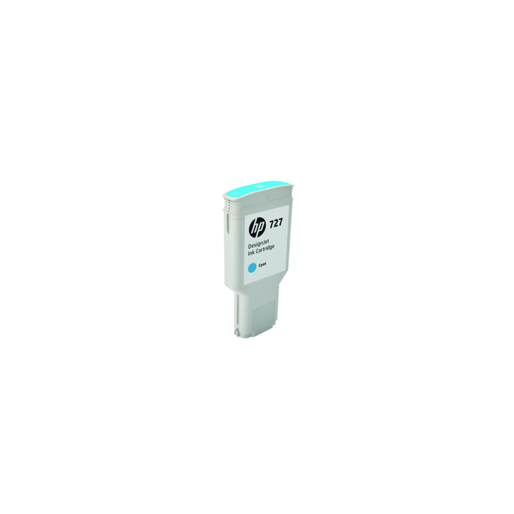 Produktbild för HP 727 - hög kapacitet - cyan - original - DesignJet - bläckpatron
