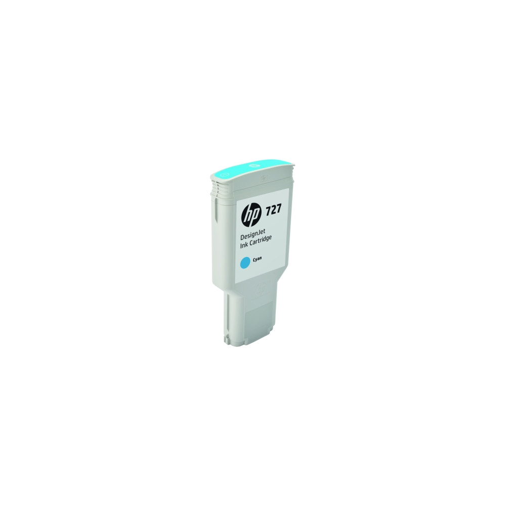 Produktbild för HP 727 - hög kapacitet - cyan - original - DesignJet - bläckpatron