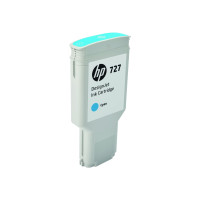 Produktbild för HP 727 - hög kapacitet - cyan - original - DesignJet - bläckpatron