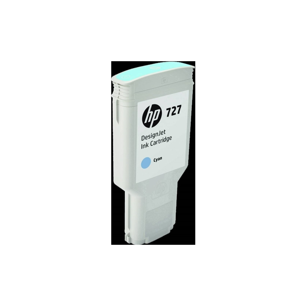 Produktbild för HP 727 - hög kapacitet - cyan - original - DesignJet - bläckpatron