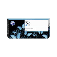 Produktbild för HP 727 - hög kapacitet - cyan - original - DesignJet - bläckpatron