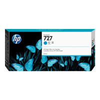 Produktbild för HP 727 - hög kapacitet - cyan - original - DesignJet - bläckpatron