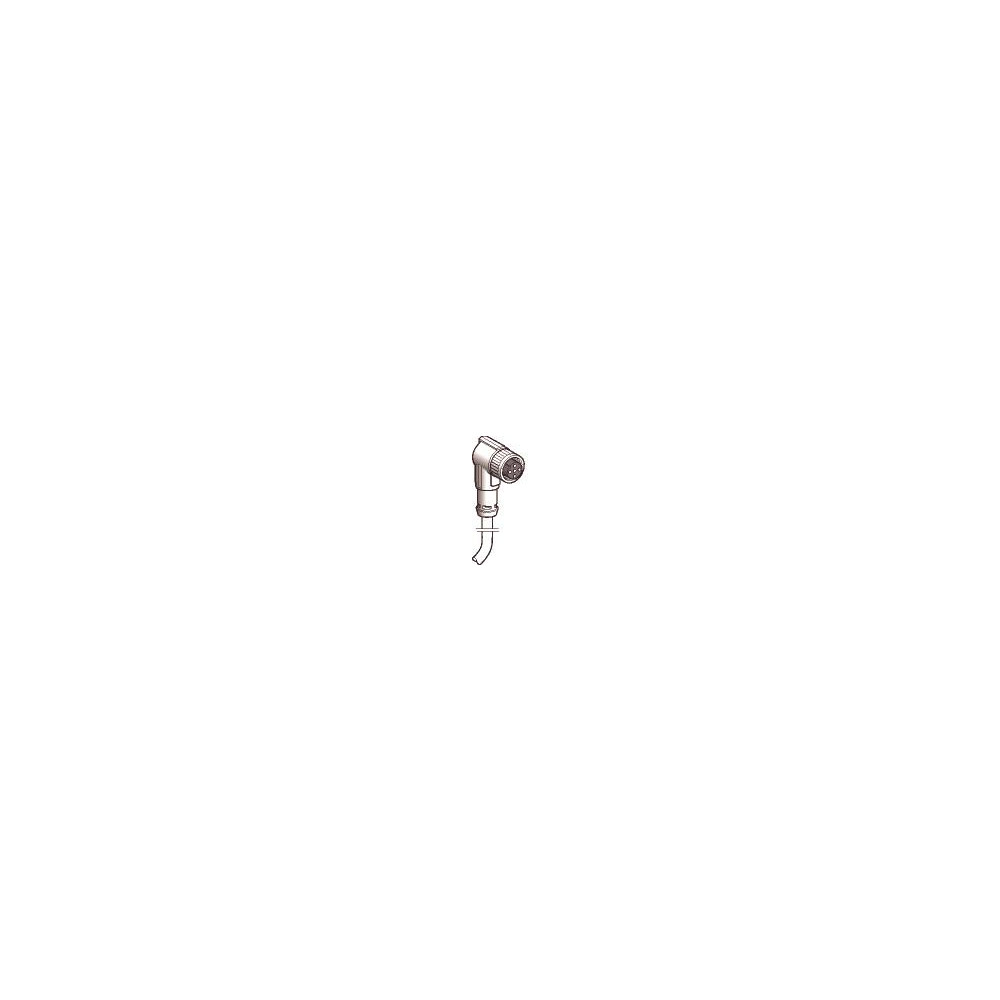 Produktbild för Schneider Electric XZCP1264L5, 5 m, M12, Hunstik, Sort, Poly...