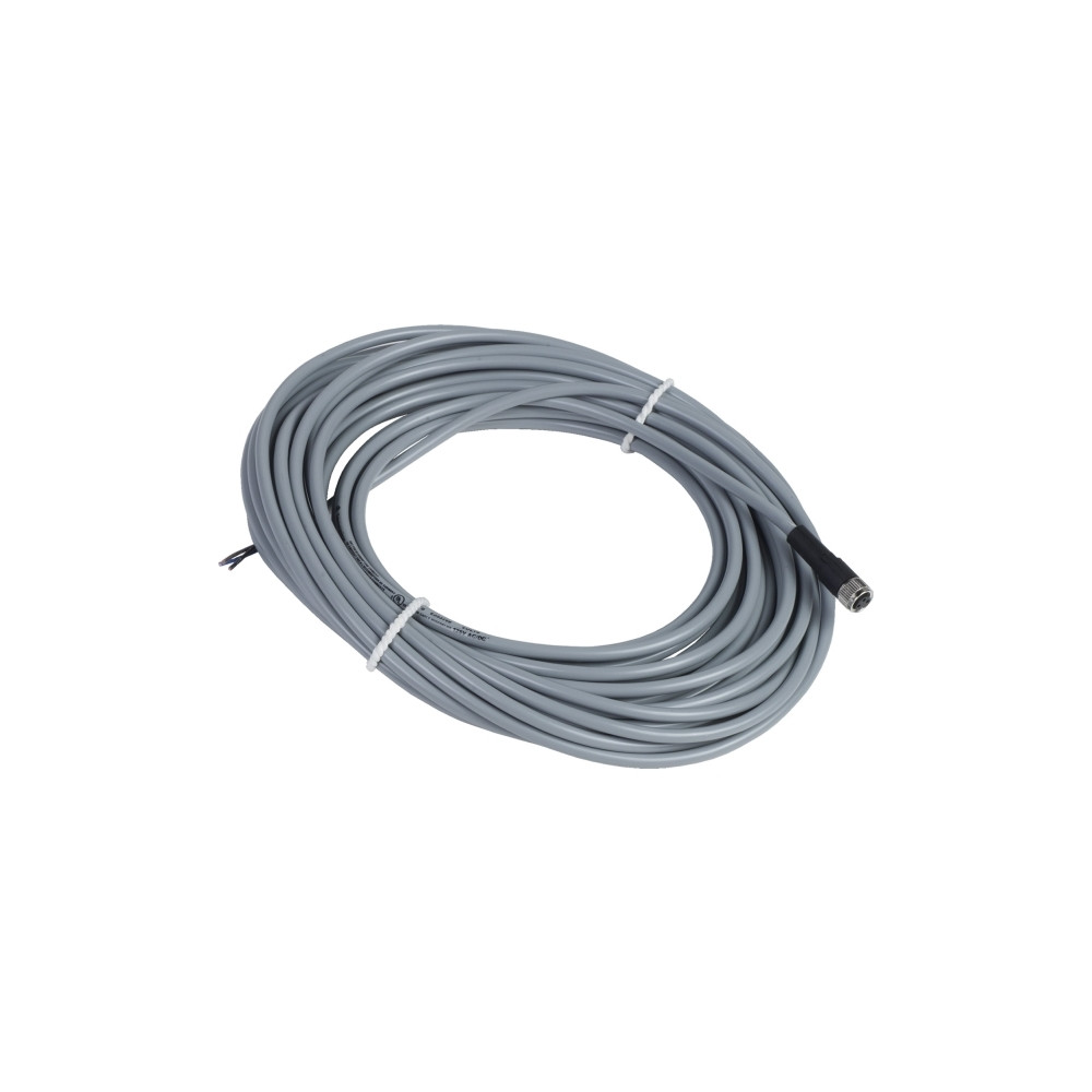 Produktbild för Schneider Electric XZCPV0566L10, 10 m, M8, Hunstik, Grå, Pol...