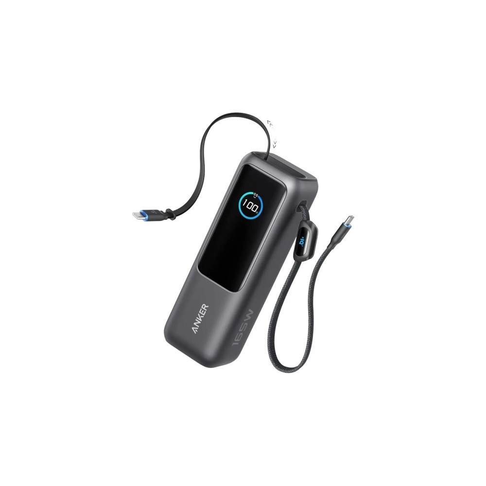 Produktbild för Anker - power bank - built-in and retractable cables - 165 Watt - 25000 mAh