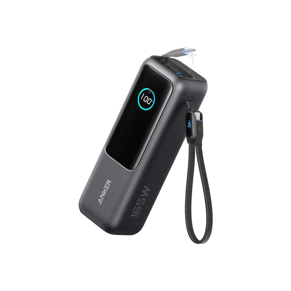 Produktbild för Anker - power bank - built-in and retractable cables - 165 Watt - 25000 mAh