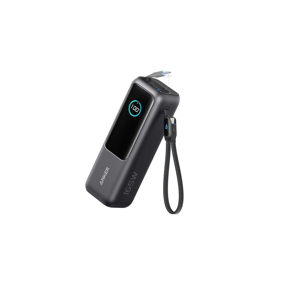 Produktbild för Anker - power bank - built-in and retractable cables - 165 Watt - 25000 mAh