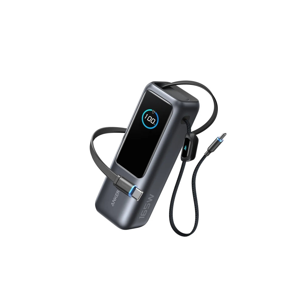 Produktbild för Anker - power bank - built-in and retractable cables - 165 Watt - 25000 mAh
